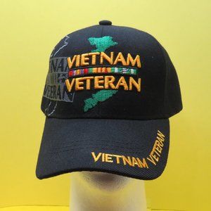 Vietnam Name Veteran Embroidered Hook & Loope Cap/Hat.